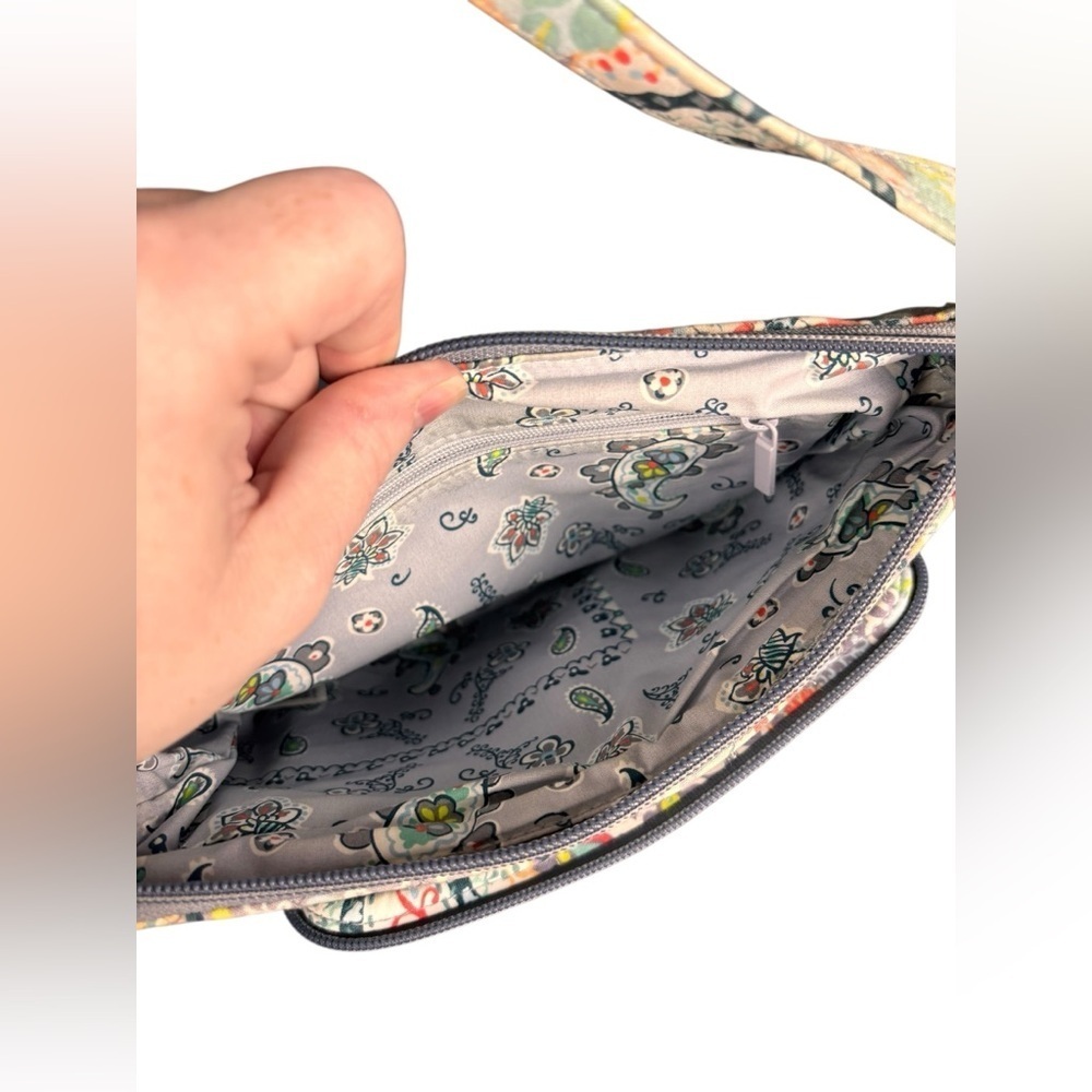 Vera Bradley Little Hipster Crossbody in Citrus Paisley - Picture 8 of 11